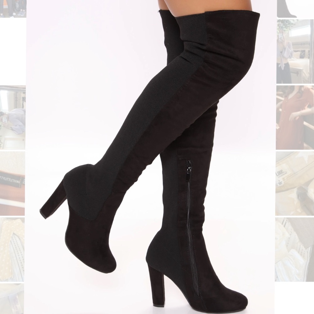 Thigh high boots
